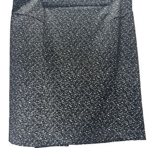 Michael Kors Black and White Pencil Skirt Size L
